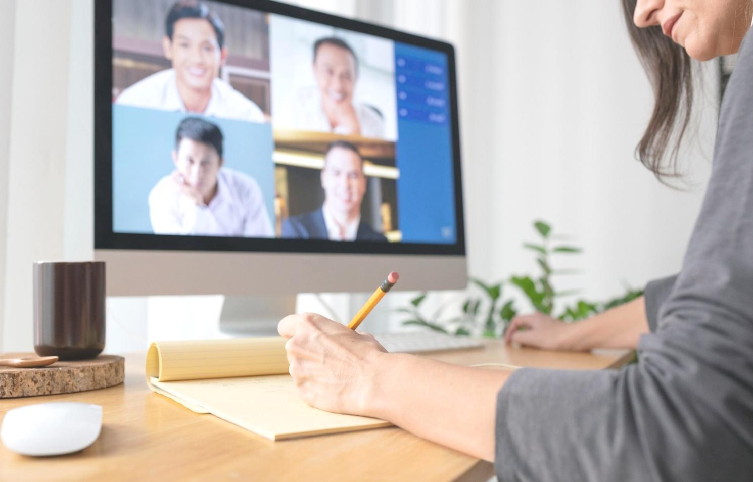 Business professionals collaborating on financial strategy planning